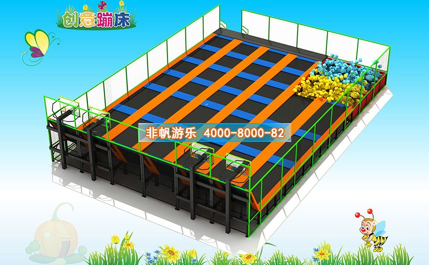 兒童淘氣堡創(chuàng)意蹦床主題運(yùn)動(dòng)樂(lè)園