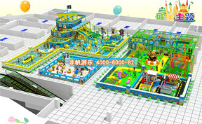 兒童淘氣堡城堡風格主題[850平方]