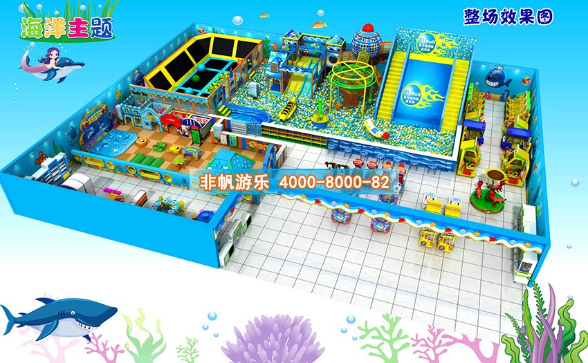 開一個室內(nèi)兒童游樂場投資多少錢?利潤有多少?(圖1) 開一個室內(nèi)兒童游樂場投資多少錢 ?利潤有多少?