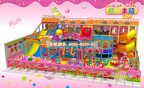 兒童淘氣堡糖果繽紛風格[160平方]